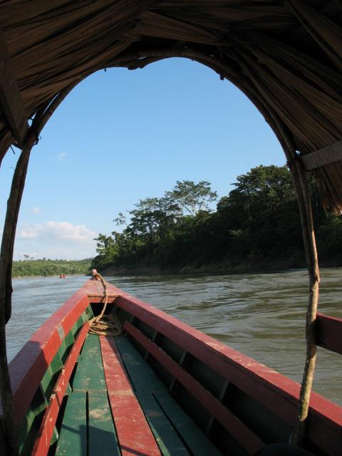 Our journey took us across the Usumacinta River to Bethel in Guatemala.